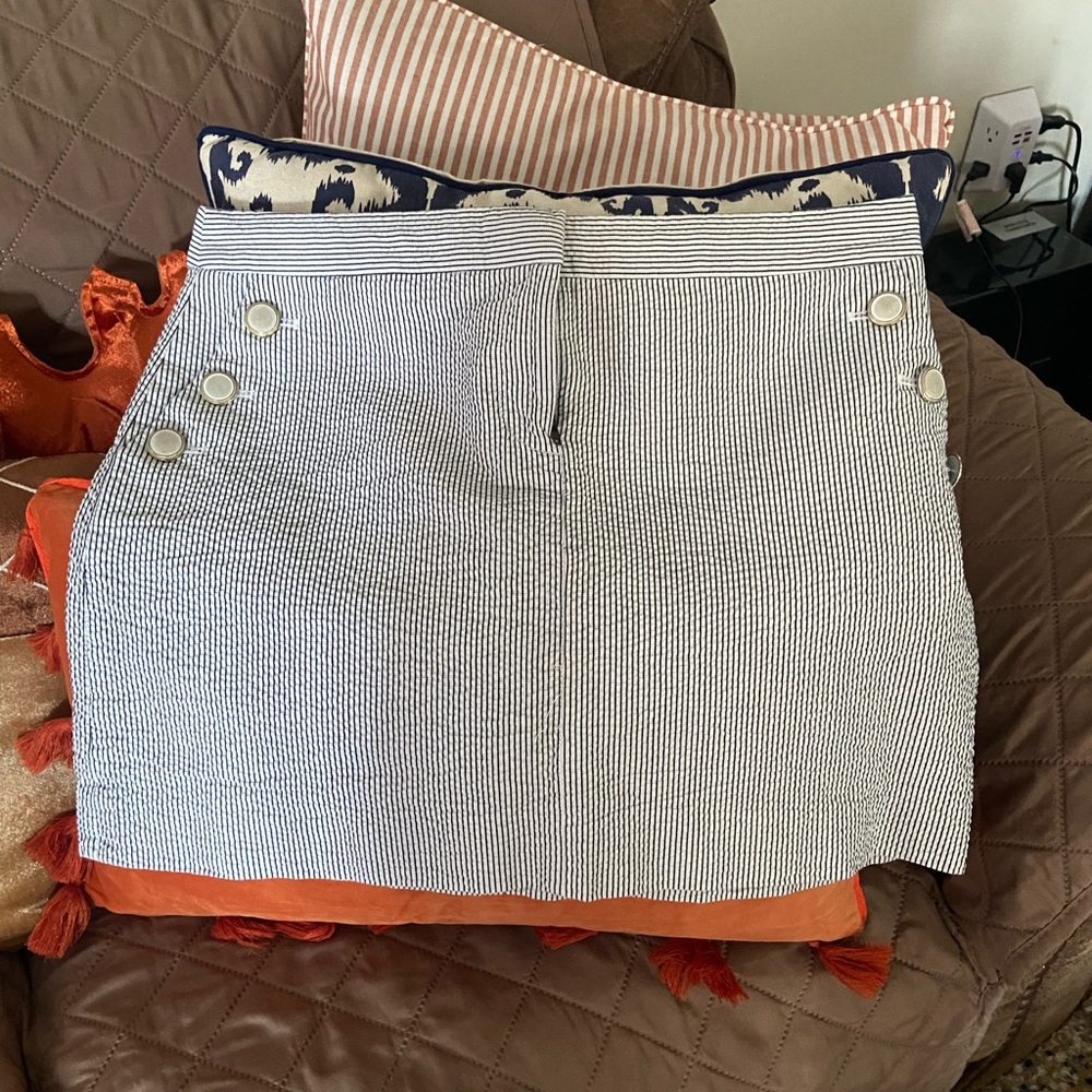 J.Crew seersucker skirt size 8